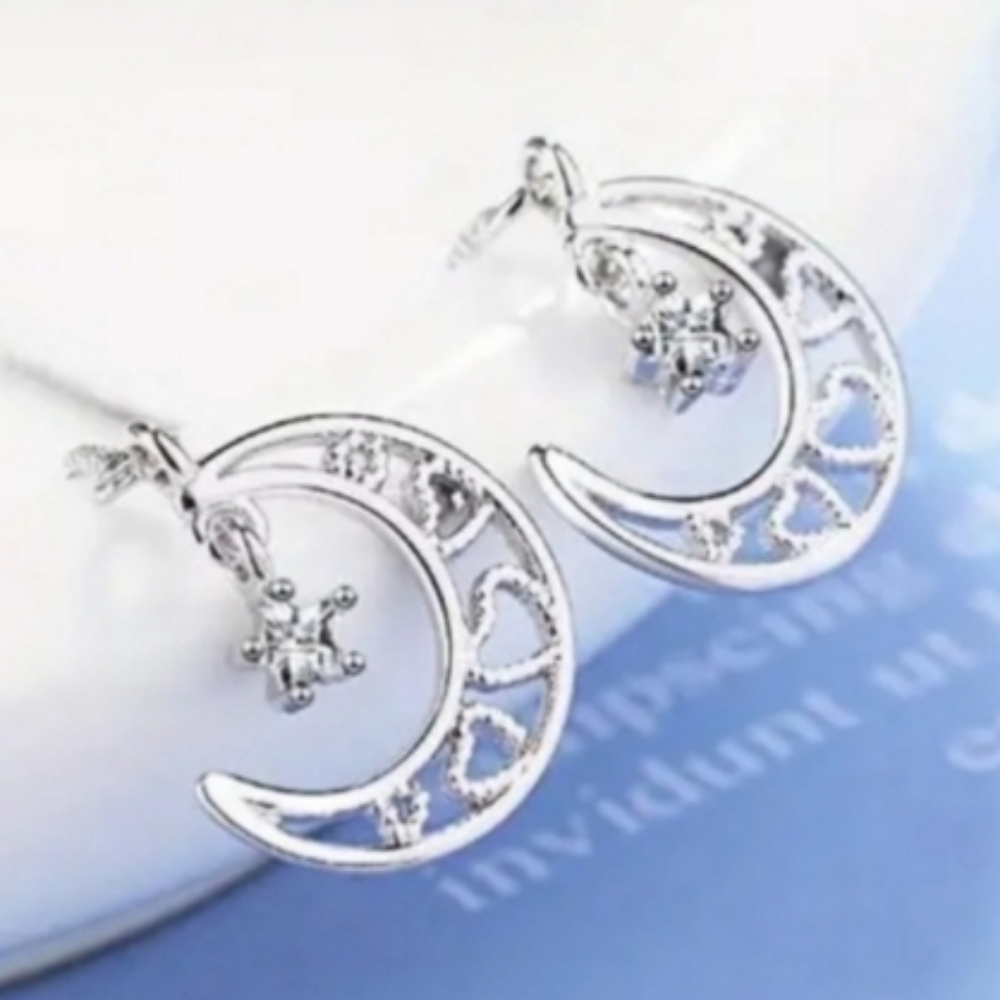Beautiful Silver Threader Earrings - Picture 9 of 11